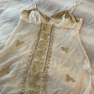 Little silk tank top